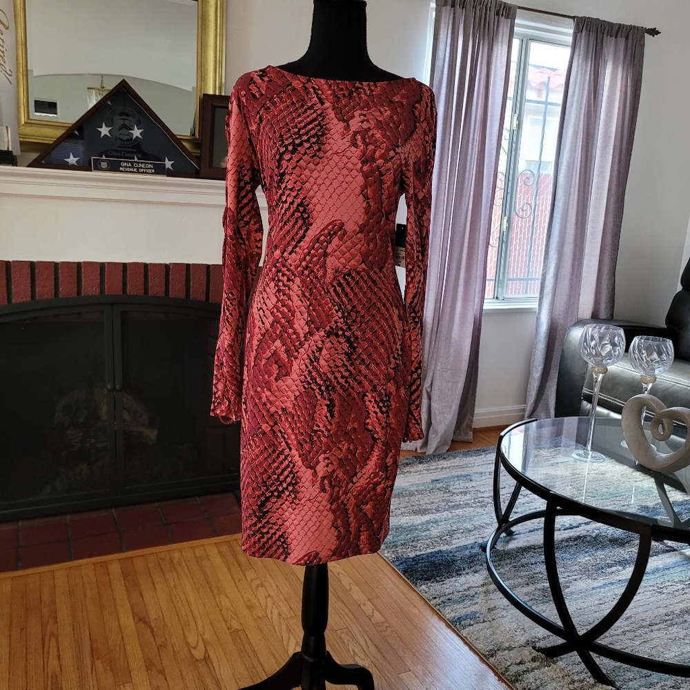 Snake Print Dress